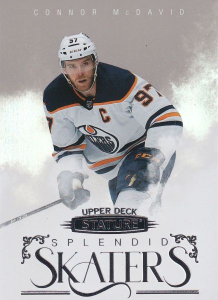 insert karta CONNOR McDAVID 22-23 Stature Splendid Skaters číslo SS-20